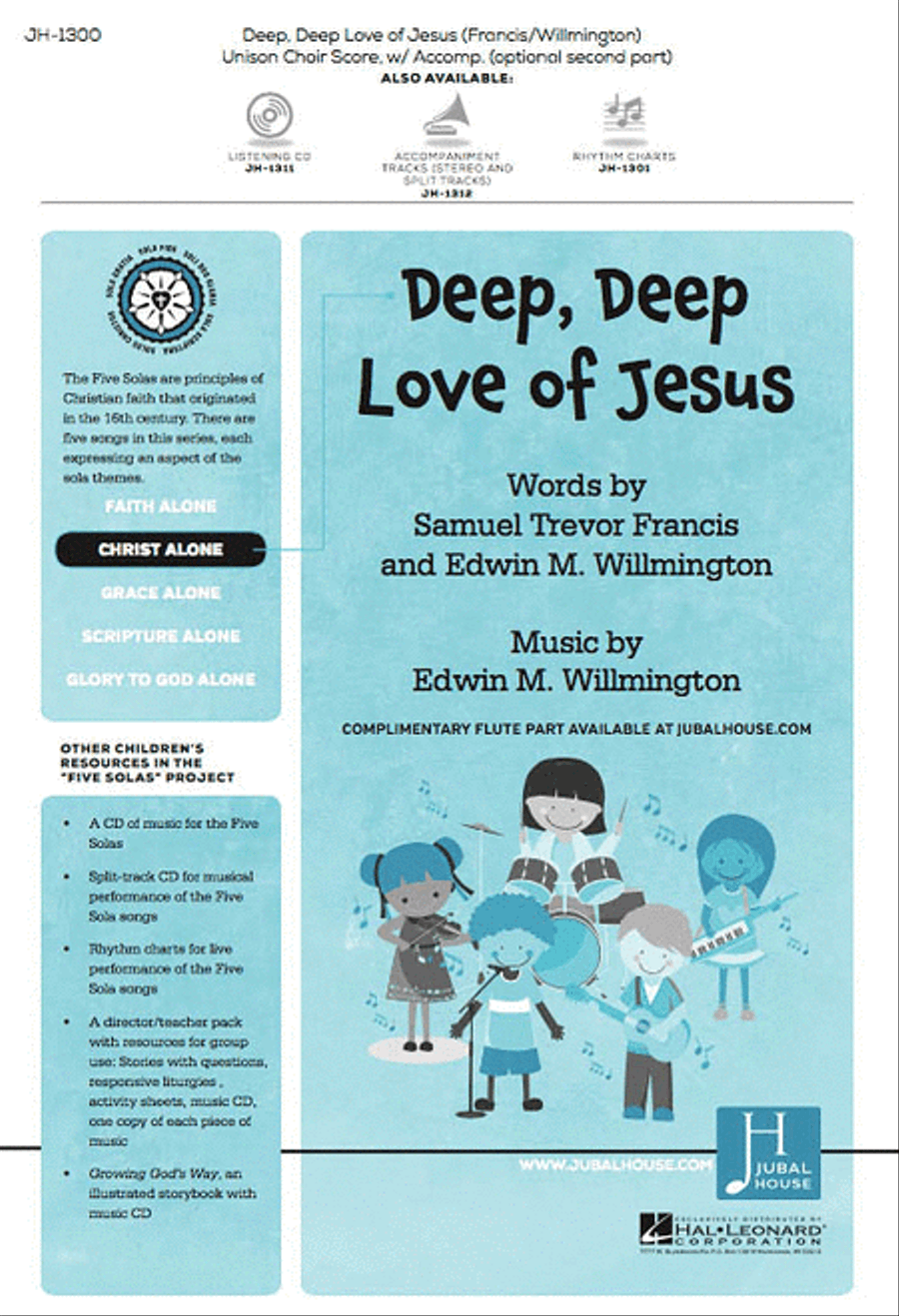 Deep, Deep Love of Jesus Unison Choir scores gallery preview page 1