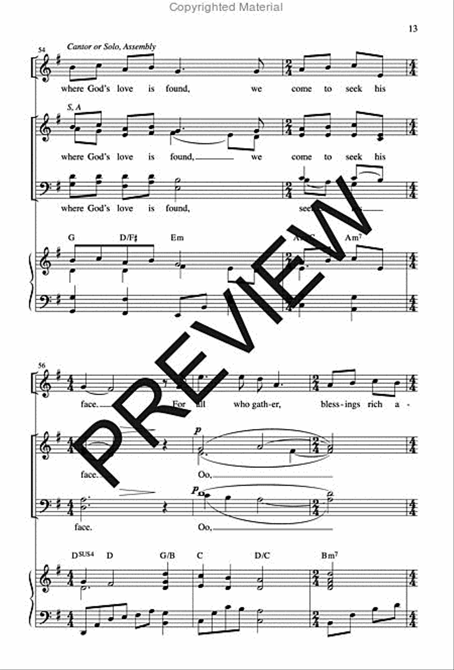 Holy Ground Holy Ground 4-Part scores gallery preview page 12