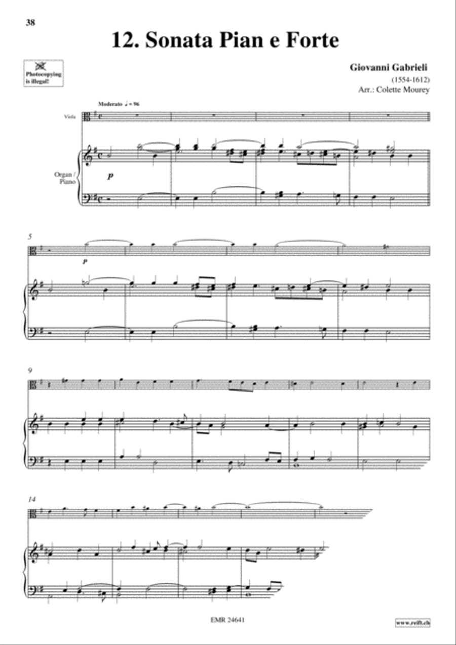 40 Greatest Baroque Hits Volume 2 Viola scores gallery preview page 14