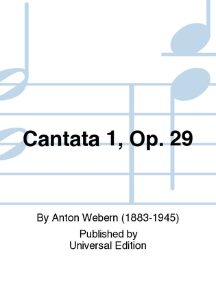 Book cover for Cantata 1, Op. 29