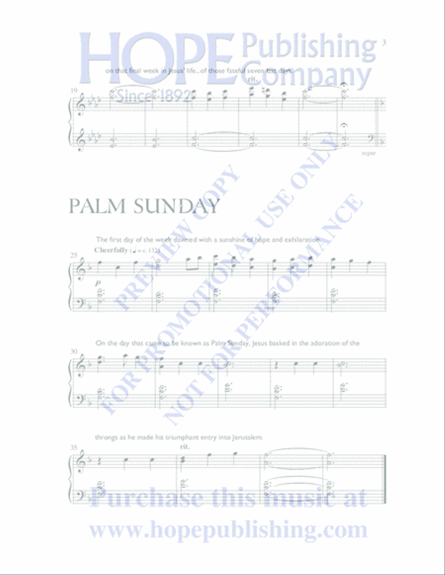 The Seven Last Days 4-Part scores gallery preview page 6