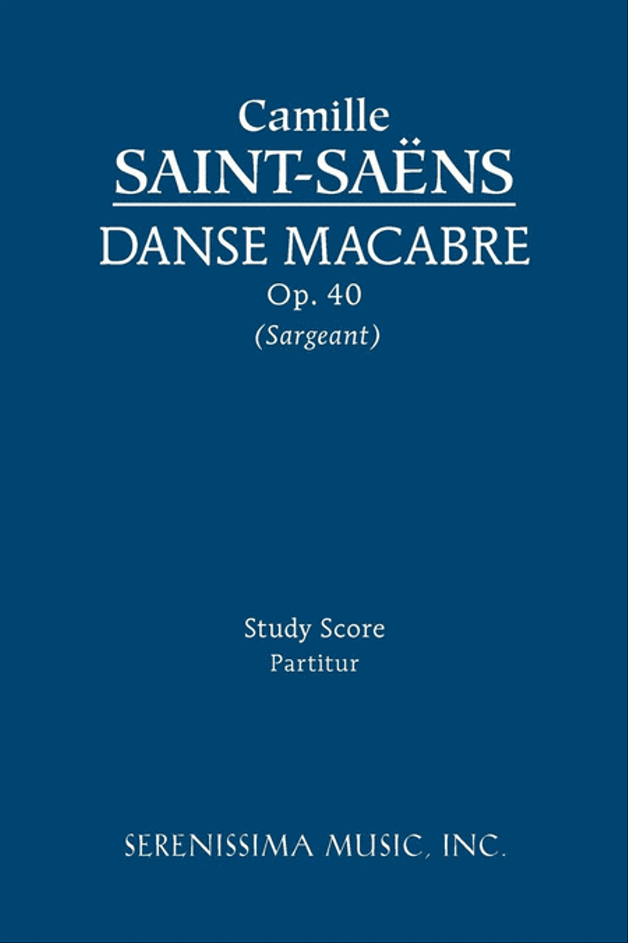 Danse macabre, Op.40 Orchestra scores gallery preview page 1