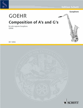 Book cover for Goehr Composition Of A's & G's