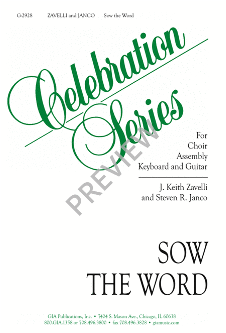 Sow the Word Sow the Word 3-Part scores gallery preview page 2