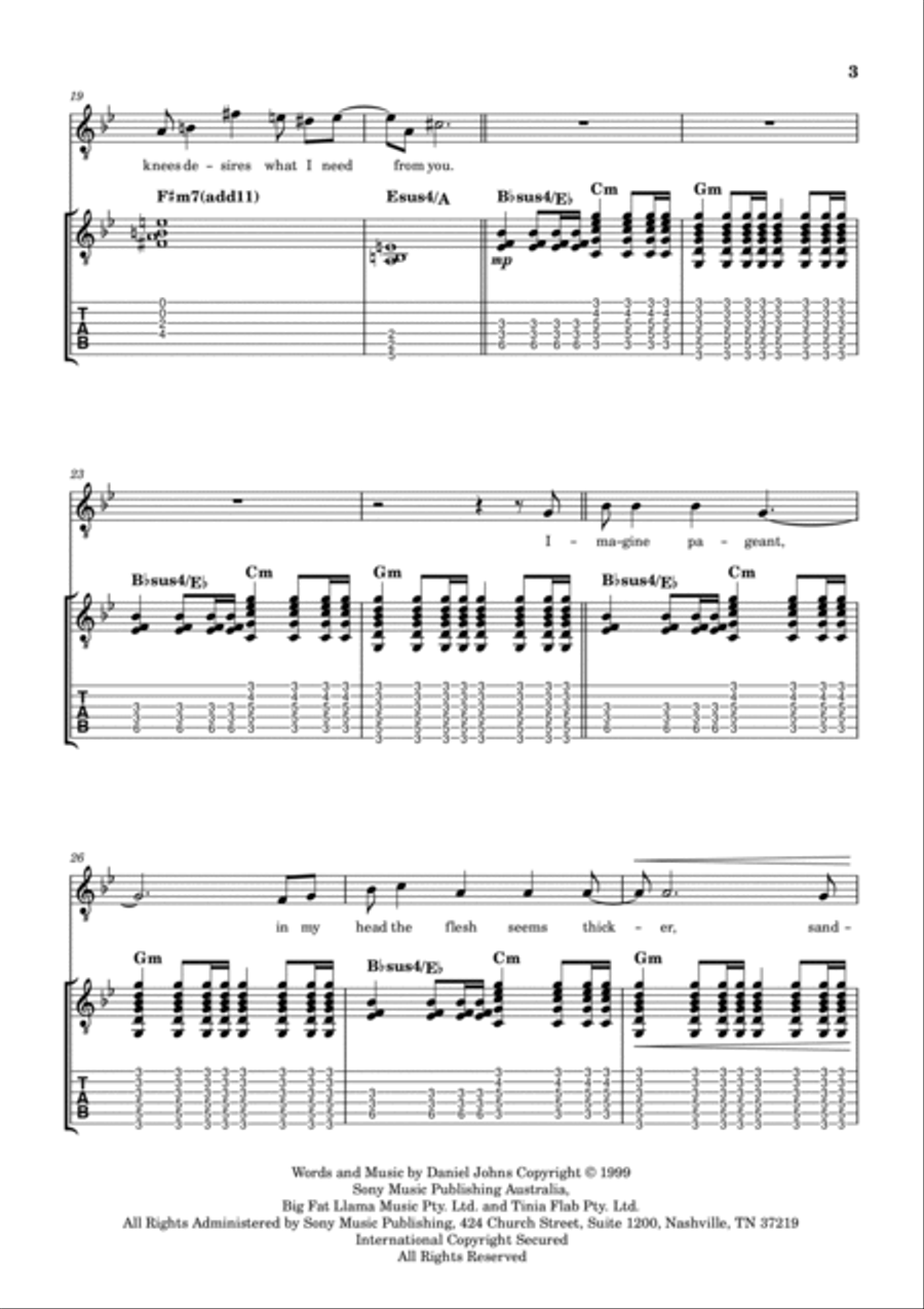 Ana's Song (open Fire) Small Ensemble scores gallery preview page 3