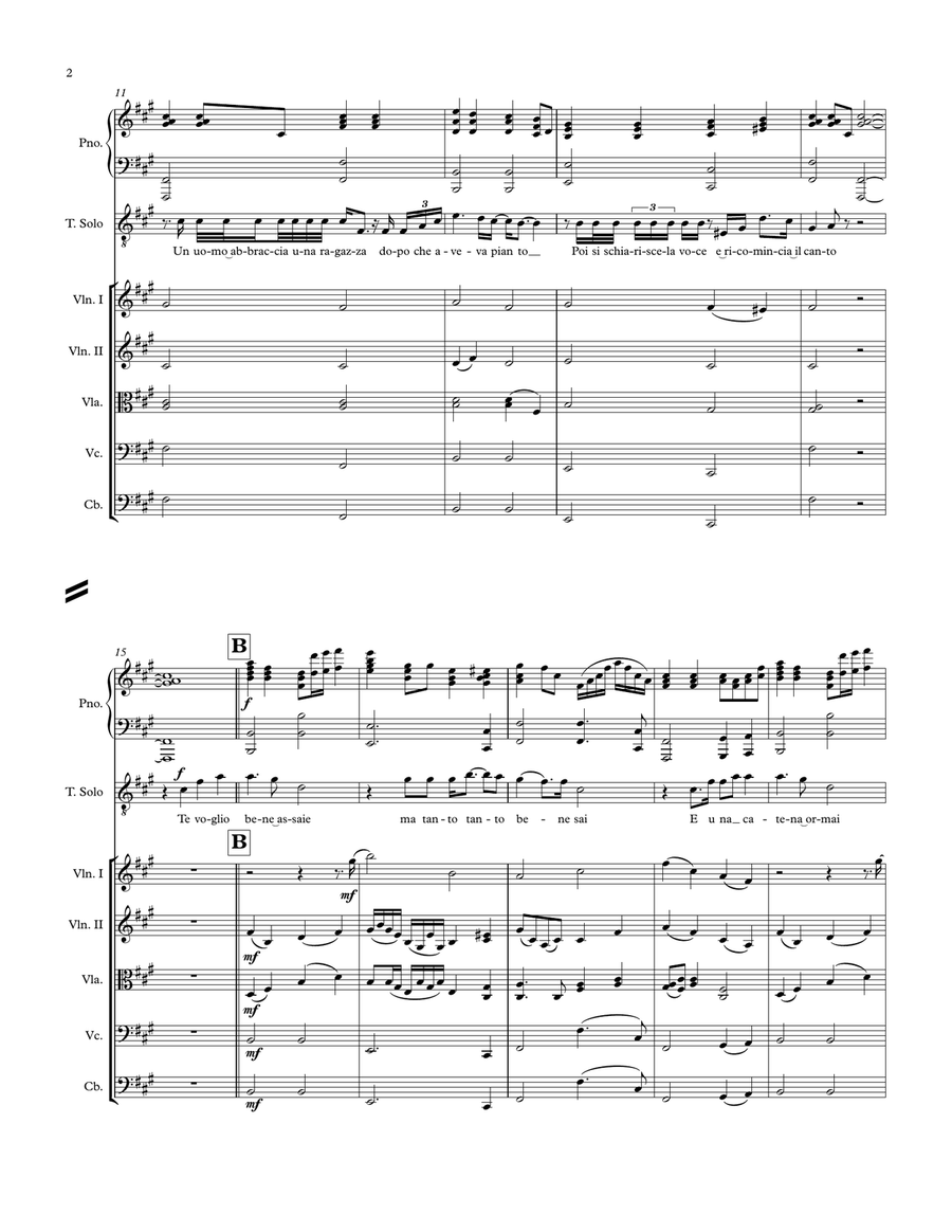 Caruso Small Ensemble scores gallery preview page 2