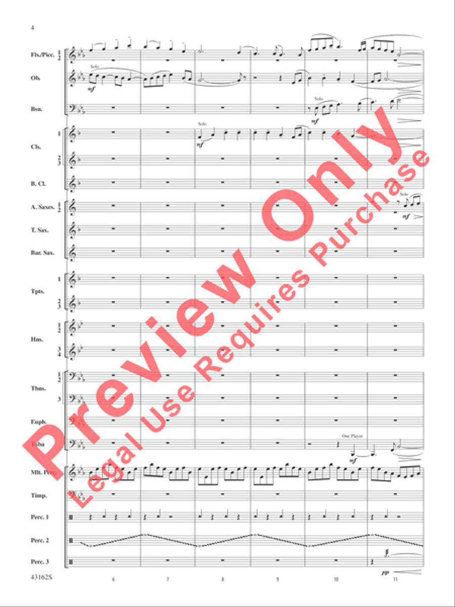 Appalachian Dreams Concert Band scores gallery preview page 5