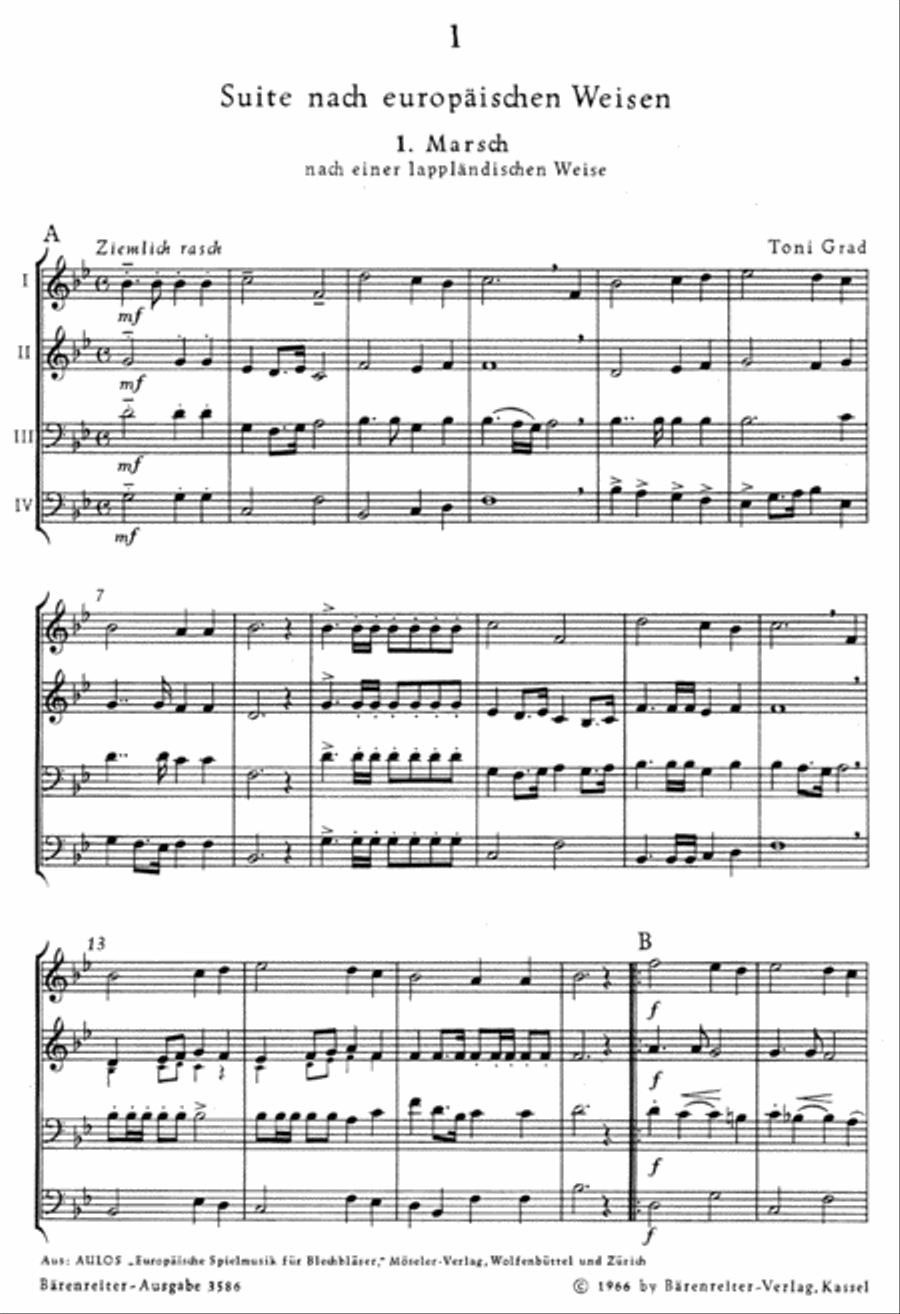 Neue Spielmusik fur Blaser Trombone scores gallery preview page 2