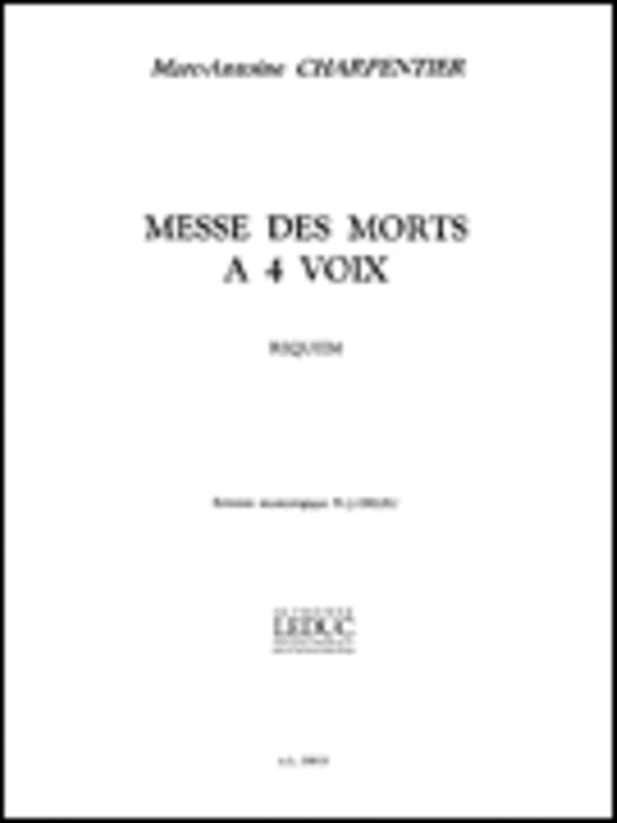Messe Des Morts A 4 Voix In D Minor (choral-mixed Accompanied Choir scores gallery preview page 1