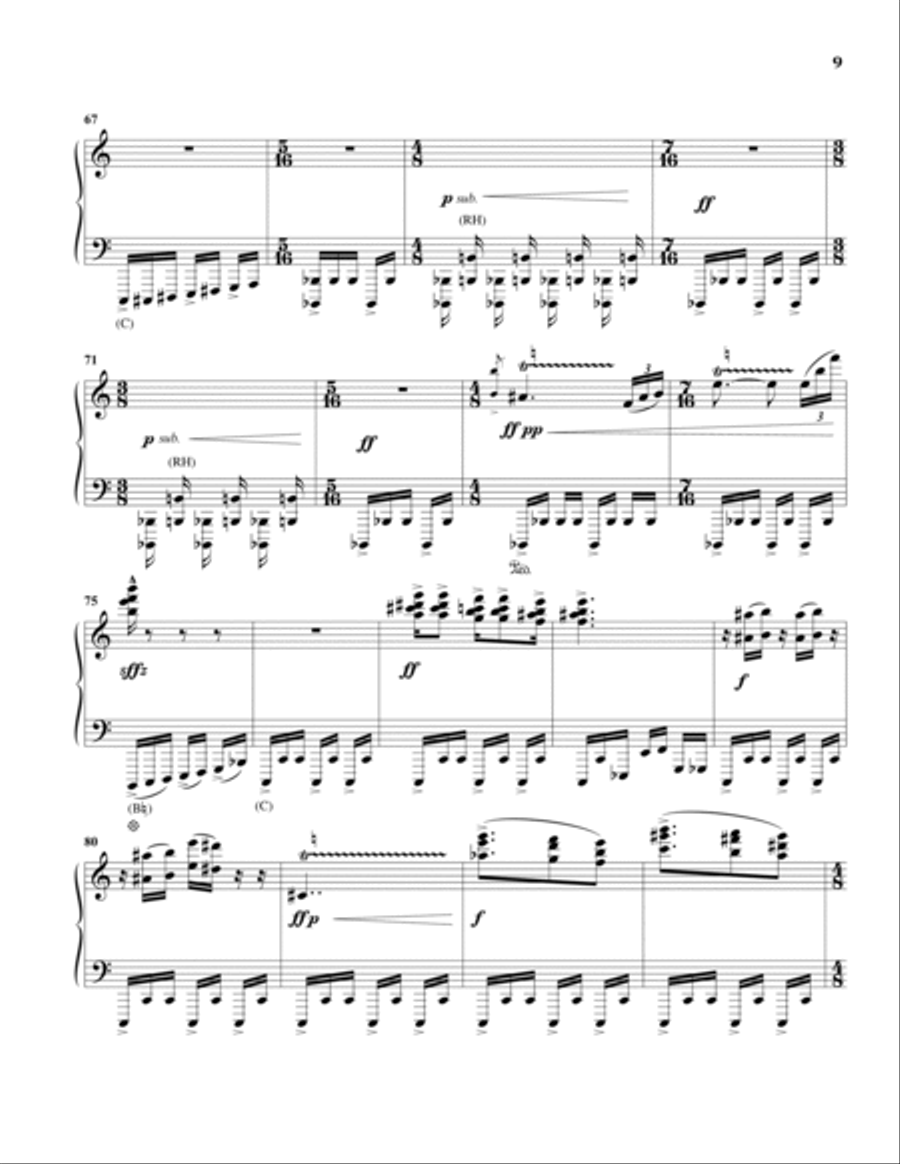 Character Suite Piano Solo scores gallery preview page 5