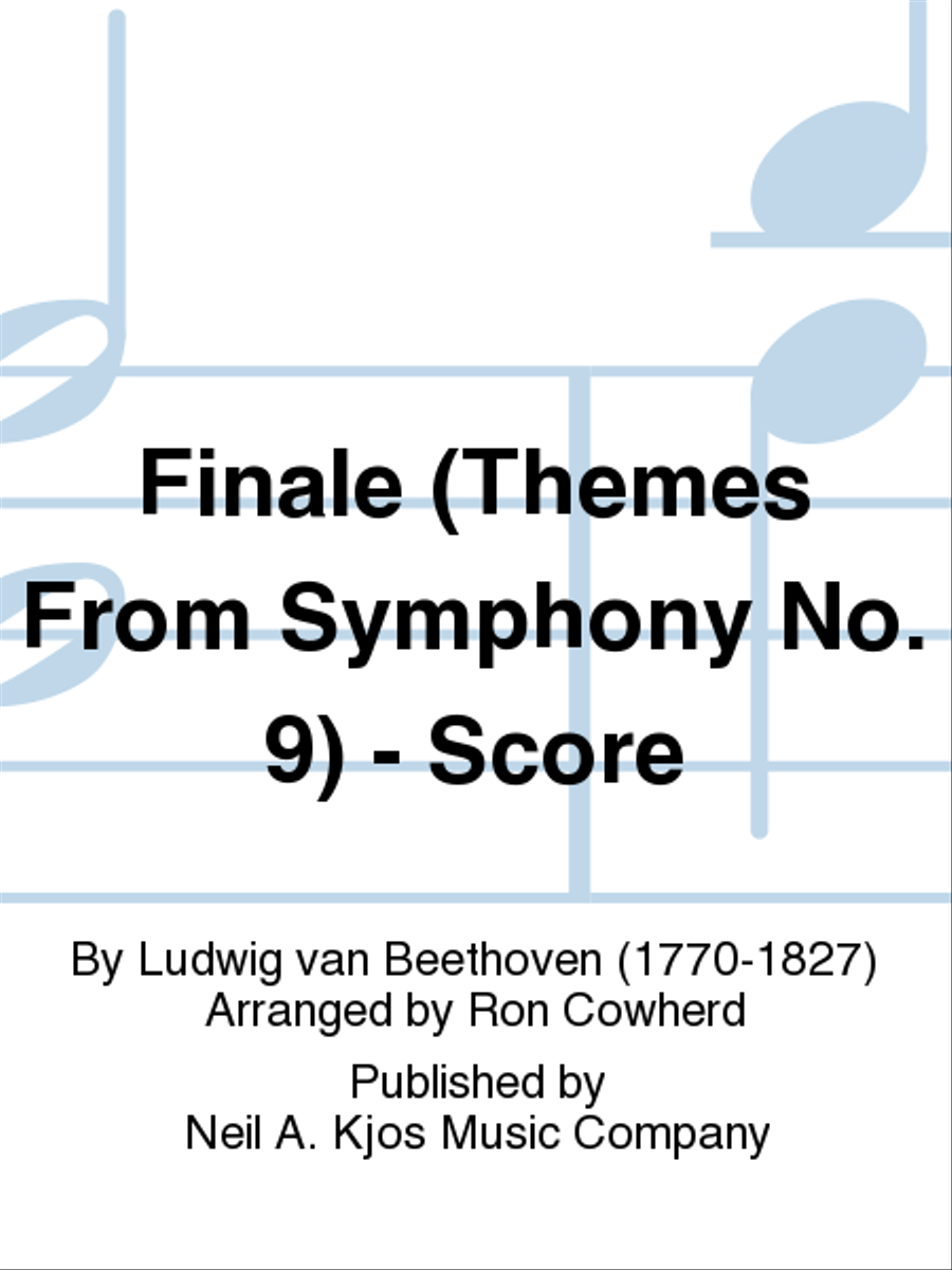 Finale (Themes From Symphony No. 9) - Score Concert Band scores gallery preview page 1