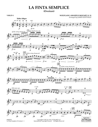 La Finta Semplice (Overture) - Violin 1