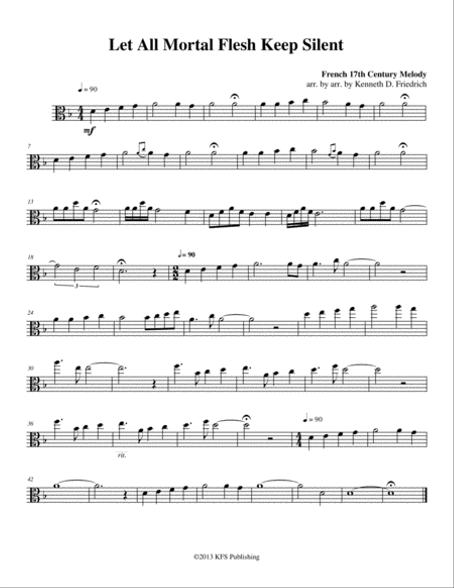 52 Selected Hymns for the Solo Performer - viola Viola Solo scores gallery preview page 4