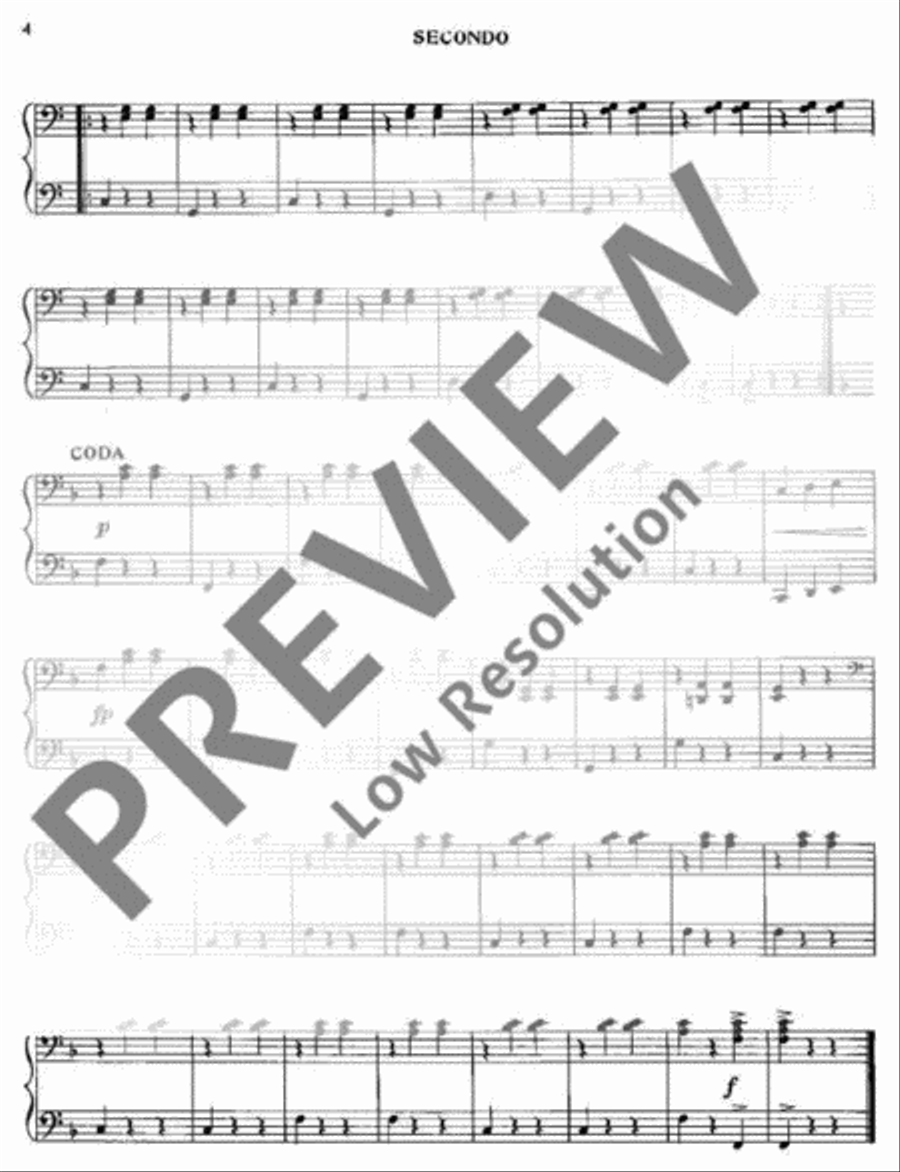 Do, ré, mi-fa Do, ré, mi-fa Piano Duet scores gallery preview page 5