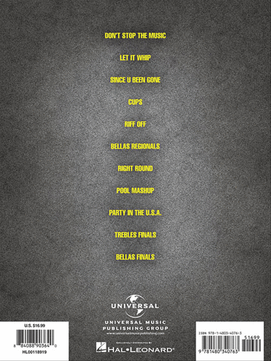Pitch Perfect Pitch Perfect Piano, Vocal, Guitar scores gallery preview page 2