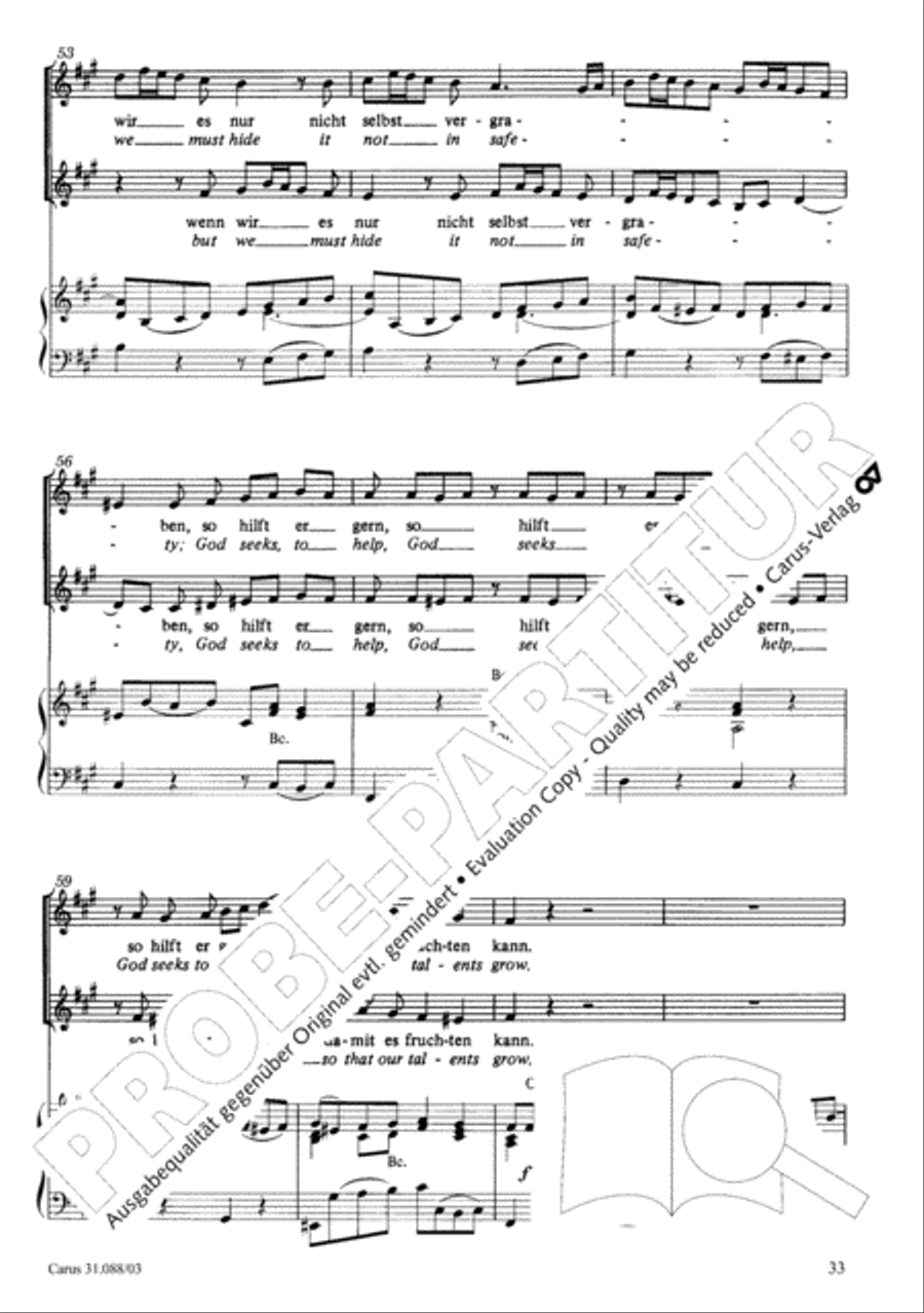 See now, as fishermen I will send you (Siehe, ich will viel Fischer aussenden) 4-Part scores gallery preview page 34