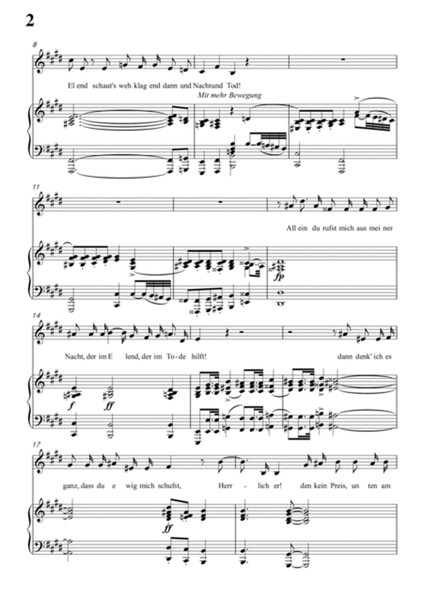 Schubert-Geistliche Lieder in E for Vocal and Piano