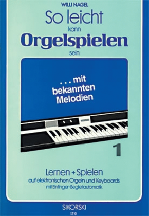 Book cover for Melodie & Rhythmus, Heft 1: Deutsche Volkslieder -fur Leichtes Spiel Auf Keyboards Mit