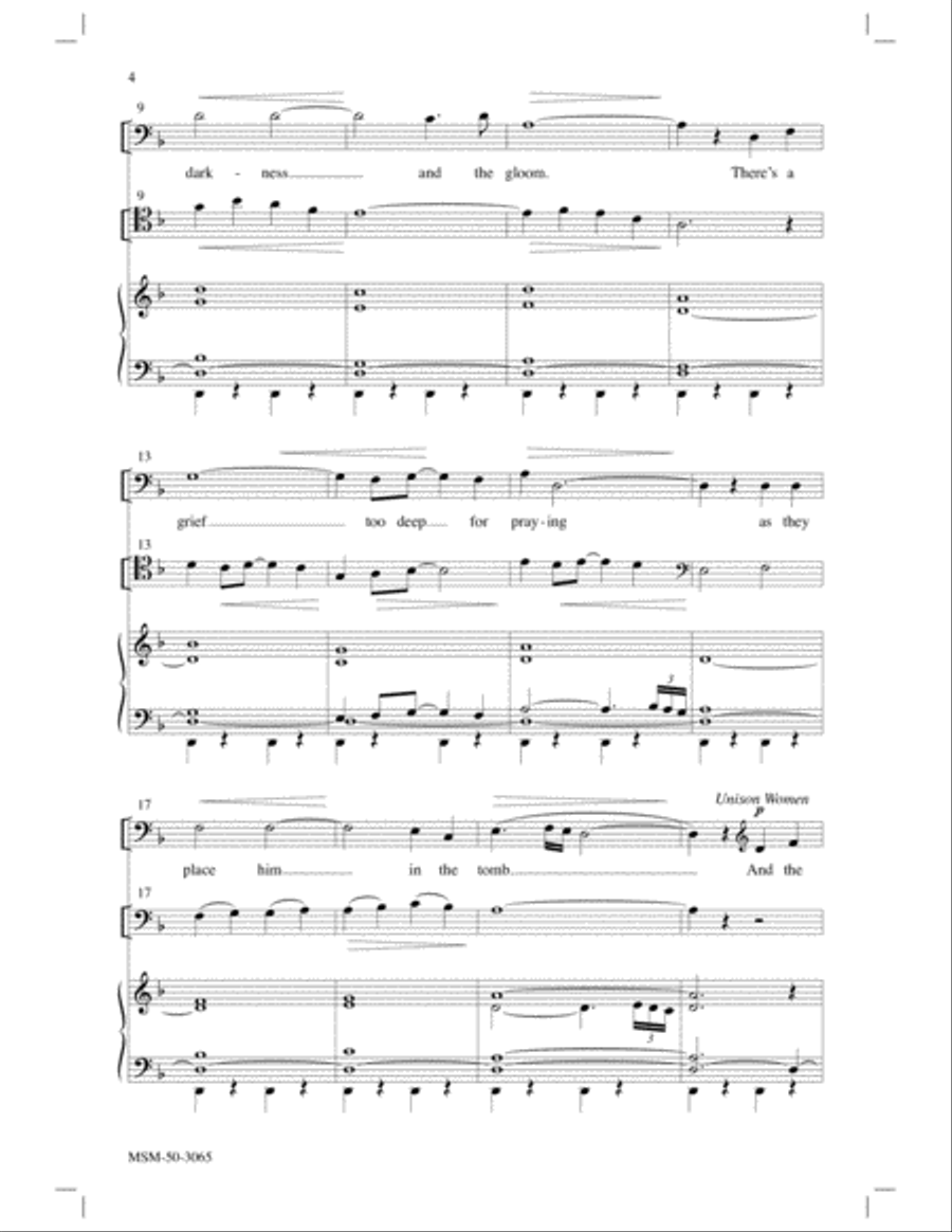 There's a Sunday Coming Soon (Downloadable Choral Score)