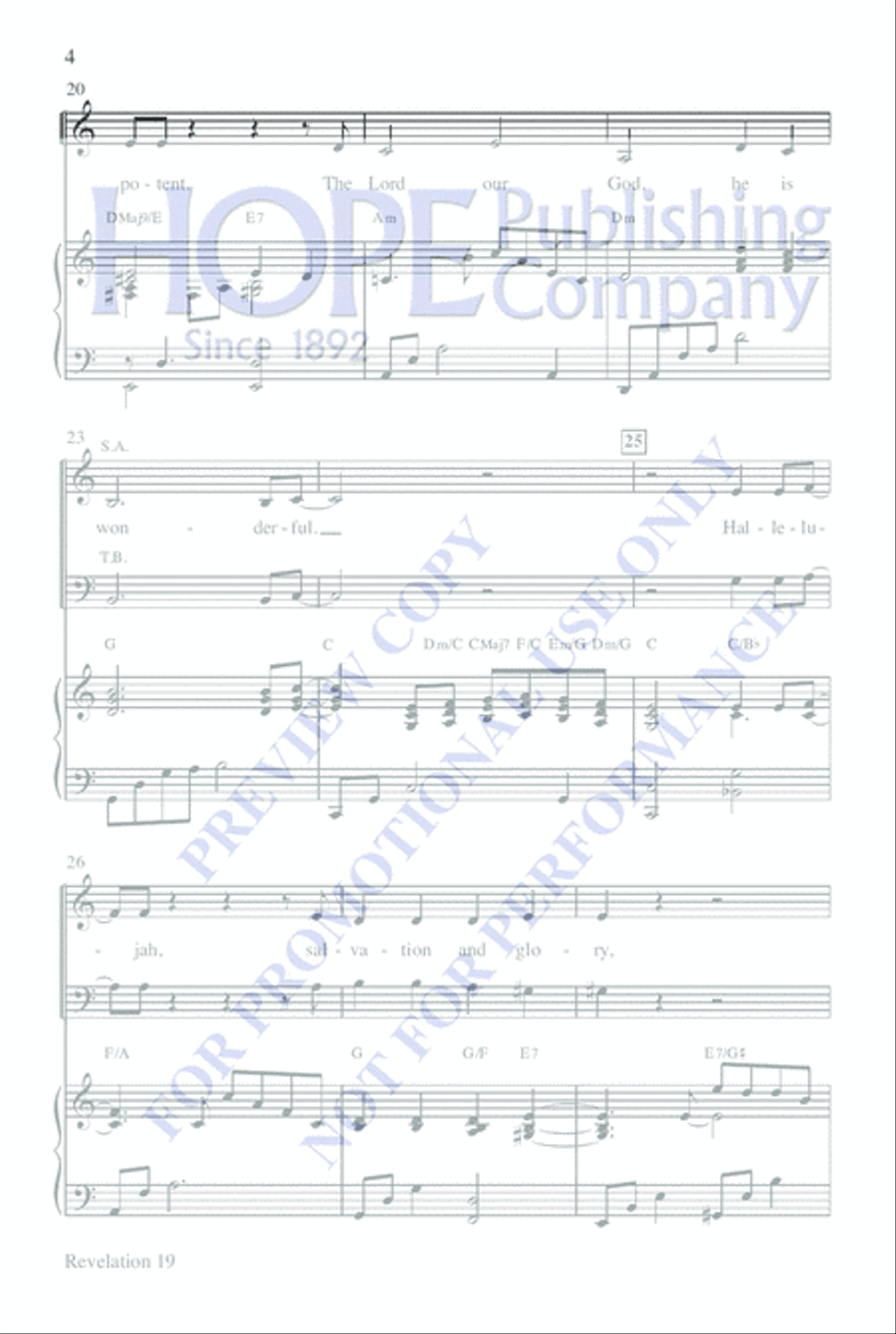 Revelation 19 Revelation 19 4-Part scores gallery preview page 4