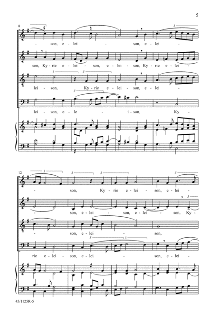 Missa super Dixit Maria 4-Part scores gallery preview page 7