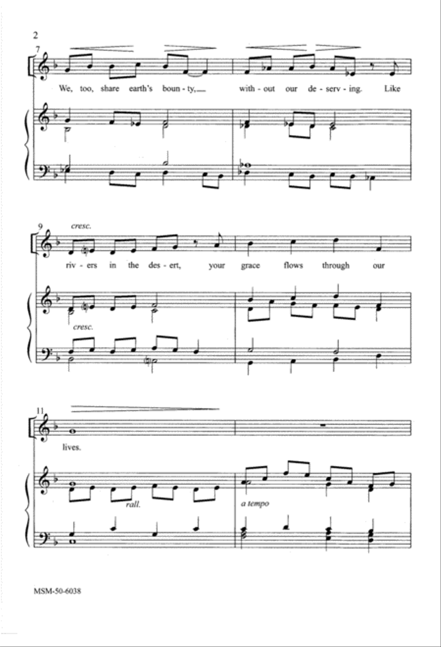 Like Rivers in the Desert 4-Part scores gallery preview page 3