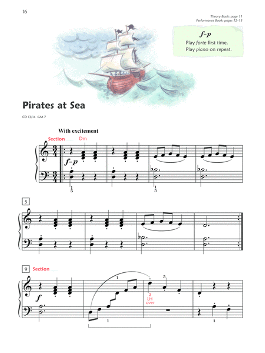 Premier Piano Course Lesson Book, Book 2B Piano Method scores gallery preview page 5