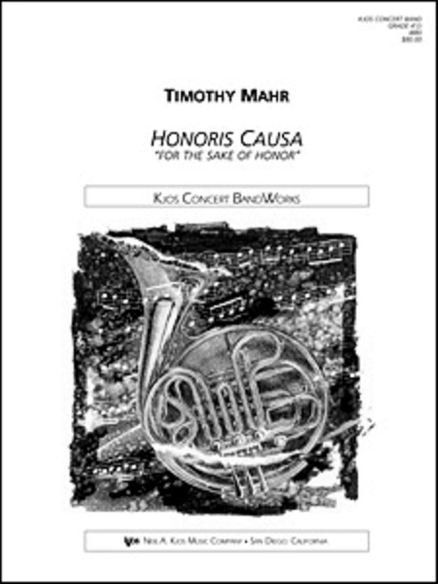 Honoris Causa - Score Honoris Causa - Score Concert Band scores gallery preview page 1