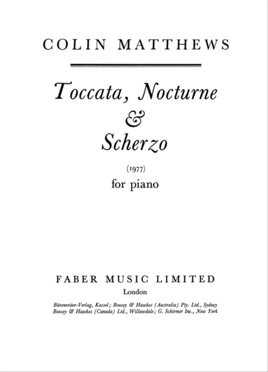 Toccata, Nocturne and Scherzo Small Ensemble scores gallery preview page 2