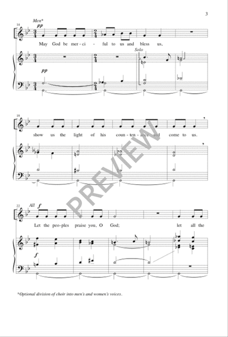 A Canticle Intonation for Good Friday or Lent Unison Choir scores gallery preview page 3