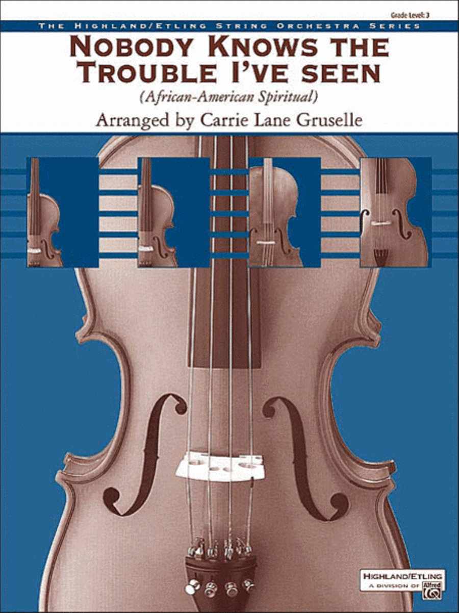 Nobody Knows the Trouble I've Seen String Orchestra scores gallery preview page 1