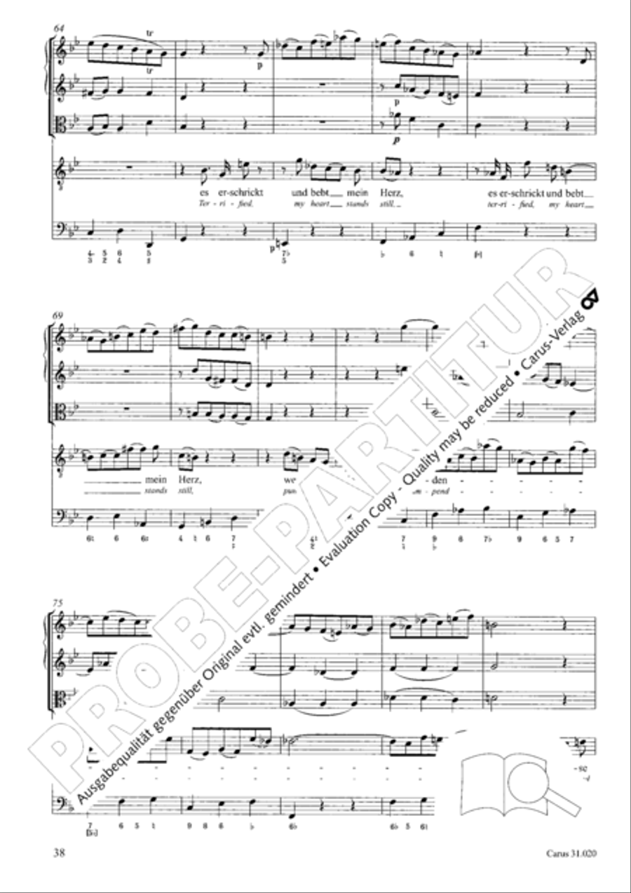 Eternity, thou thundrous word (O Ewigkeit, du Donnerwort) ATB scores gallery preview page 39