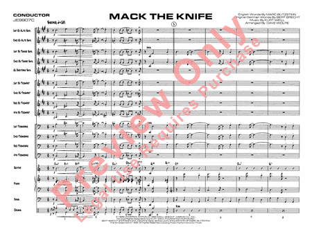 Mack the Knife (from The Threepenny Opera)
