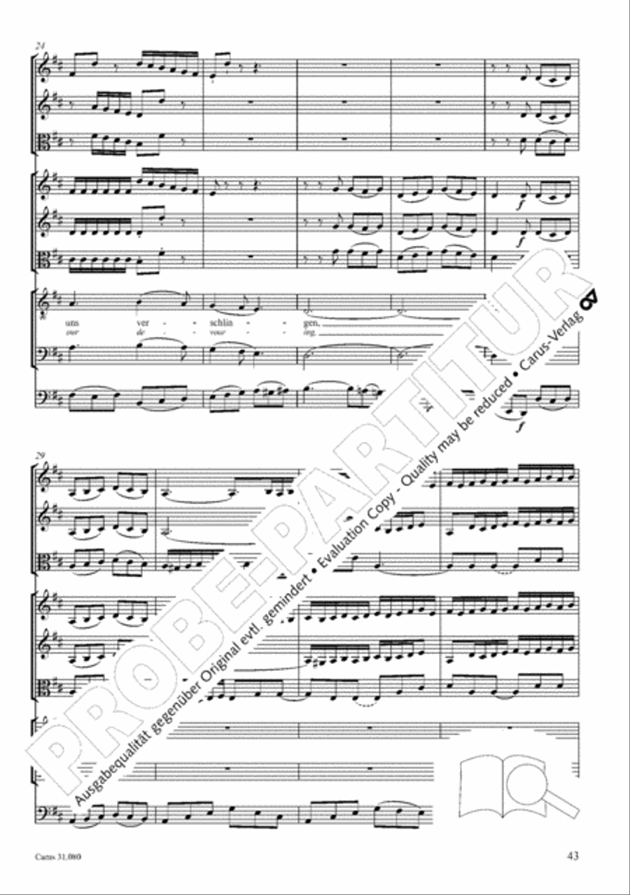 A mighty fortress is our God (Ein feste Burg ist unser Gott) 4-Part scores gallery preview page 44