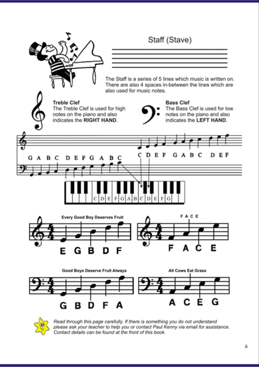 Introduction to Music - Learning Piano or Keyboard Basics Piano Method scores gallery preview page 6