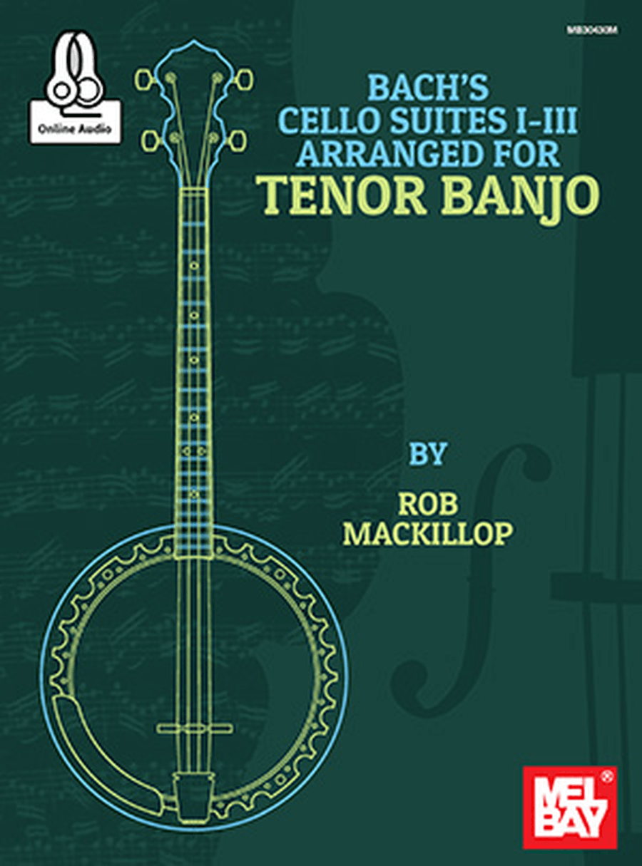 Bach's Cello Suites I-III Arranged for Tenor Banjo Cello scores gallery preview page 1