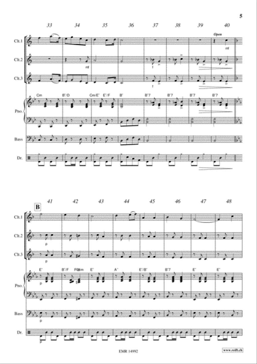 Scotland The Brave Clarinet scores gallery preview page 5