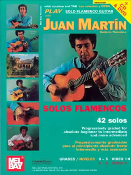 Play Solo Flamenco Guitar with Juan Martin (Book, CD, and DVD) image number null