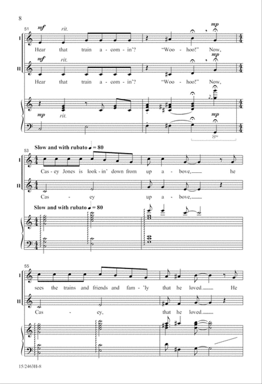 Casey Jones 2-Part scores gallery preview page 9