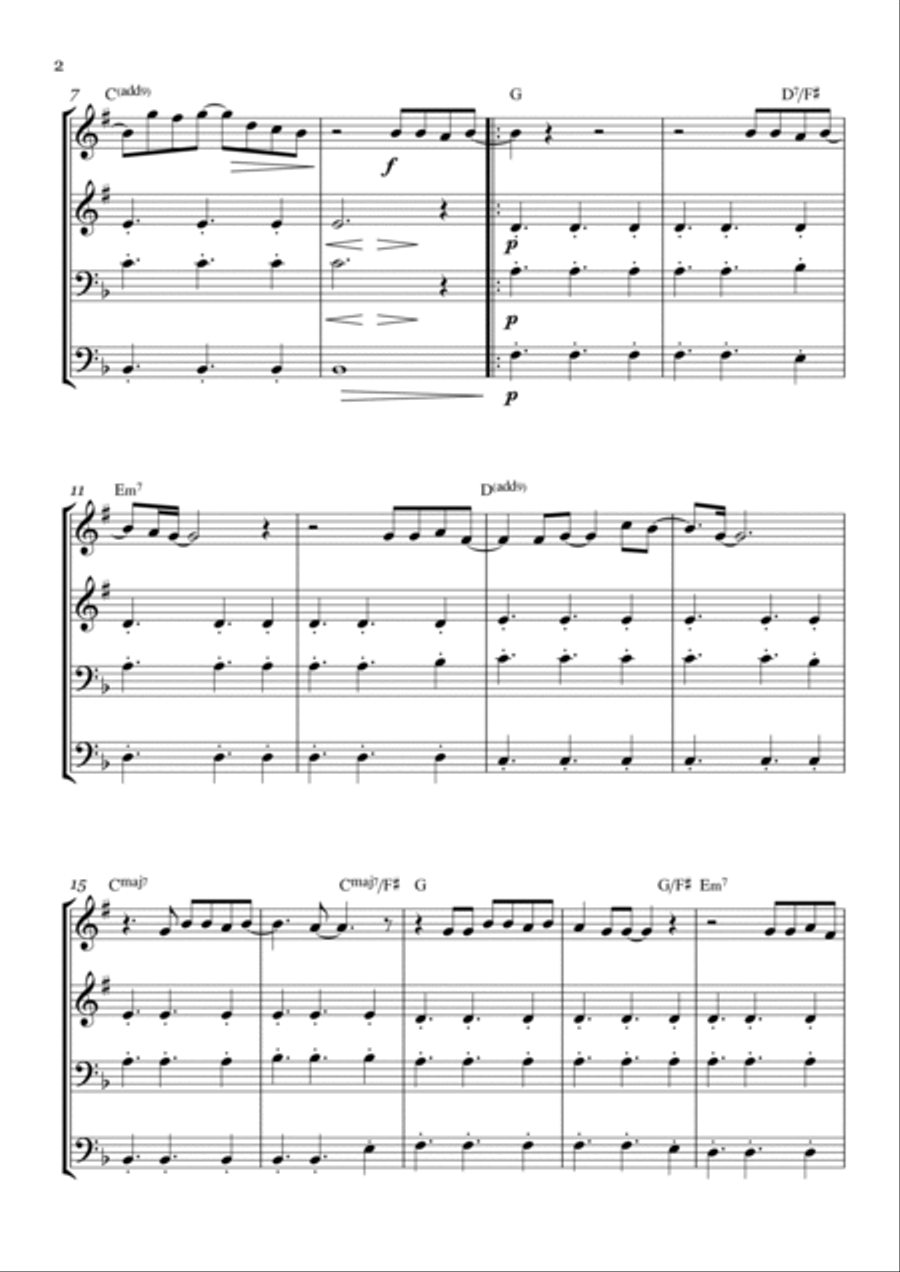 Photograph Brass Quartet scores gallery preview page 2