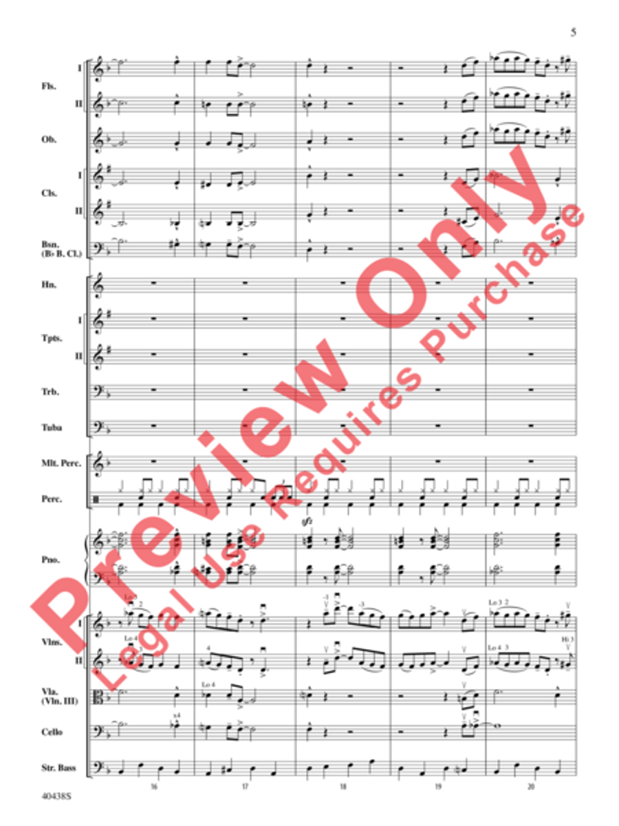 Minnie the Moocher Full Orchestra scores gallery preview page 6