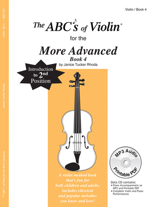 Book cover for The ABCs of Violin for the More Advanced
