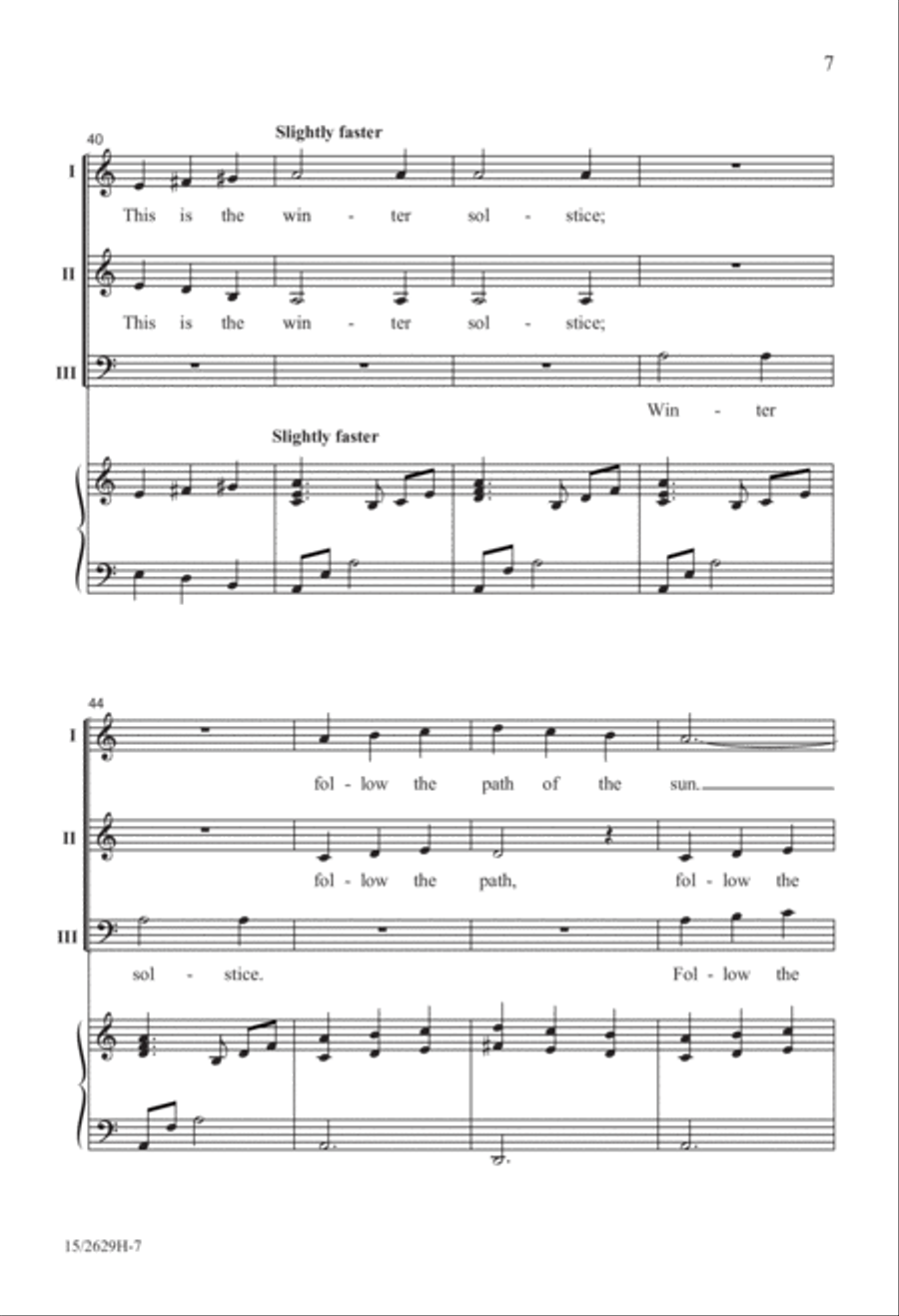 Winter Solstice 3-Part scores gallery preview page 7
