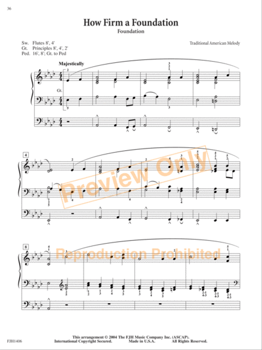 Unceasing Praises (NFMC) Unceasing Praises (NFMC) Organ scores gallery preview page 3