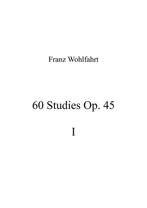 Wohlfahrt op. 45 studies band I