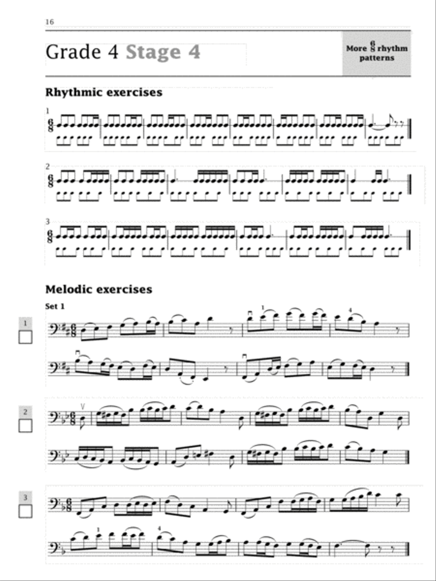 Improve Your Sight-reading! Cello, Grade 4-5 Cello scores gallery preview page 6