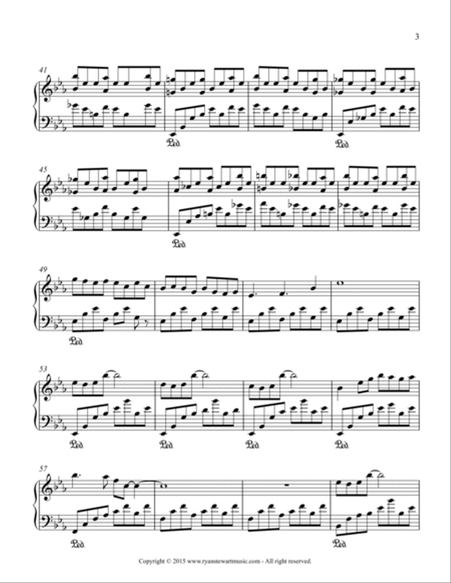 When We Met (Solo Piano) Piano Solo scores gallery preview page 3