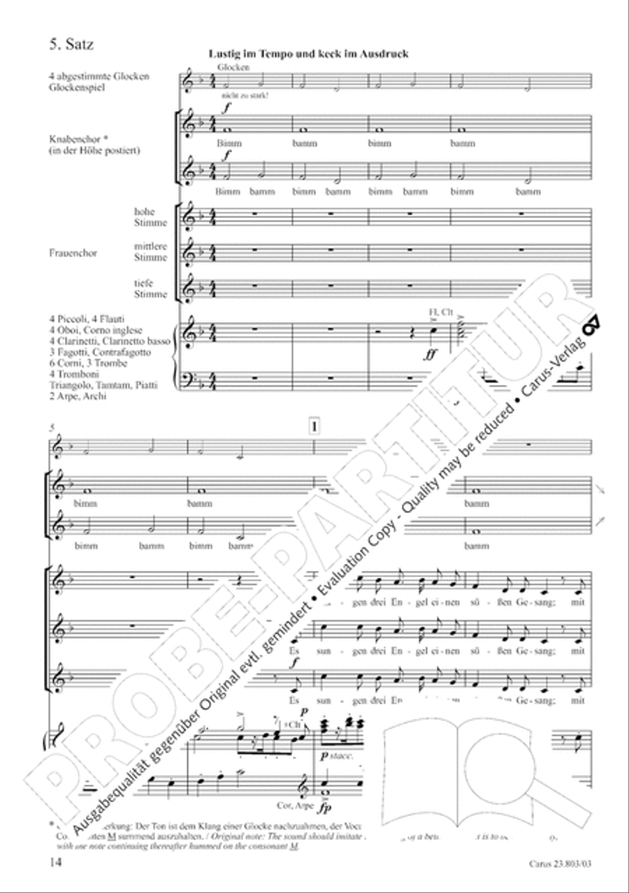 Symphony No. 3 Divisi scores gallery preview page 15