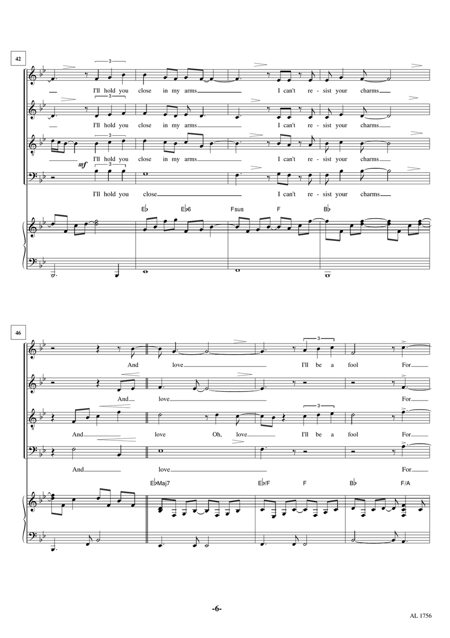 Endless Love Endless Love 4-Part scores gallery preview page 6