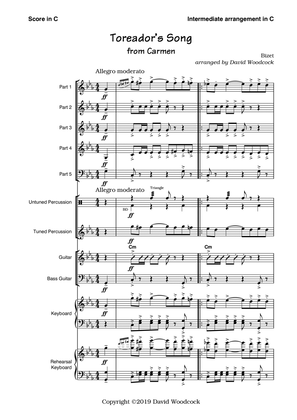 Toreador's Song - in C for flexible ensemble